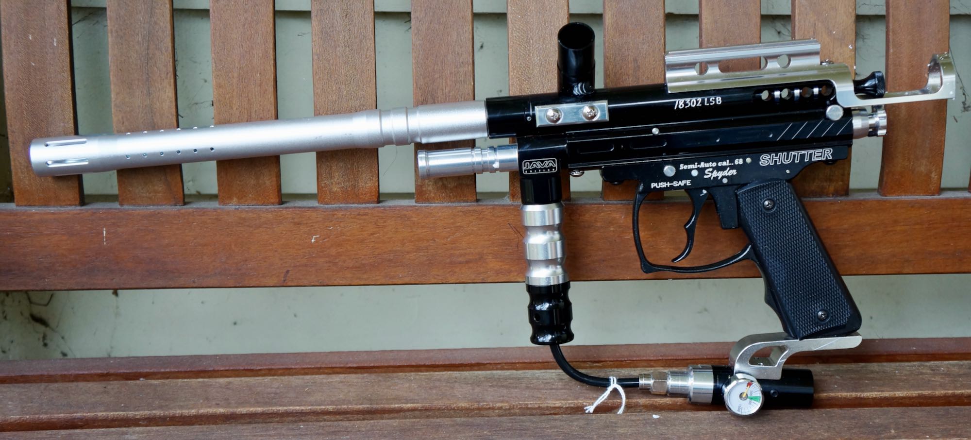 Canon Spyder Kingman 12 Pouces Argent - Occasion Pour Paintball - États-Unis