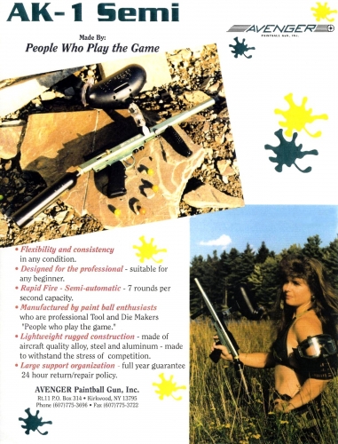 Avenger AK-1 Brochure